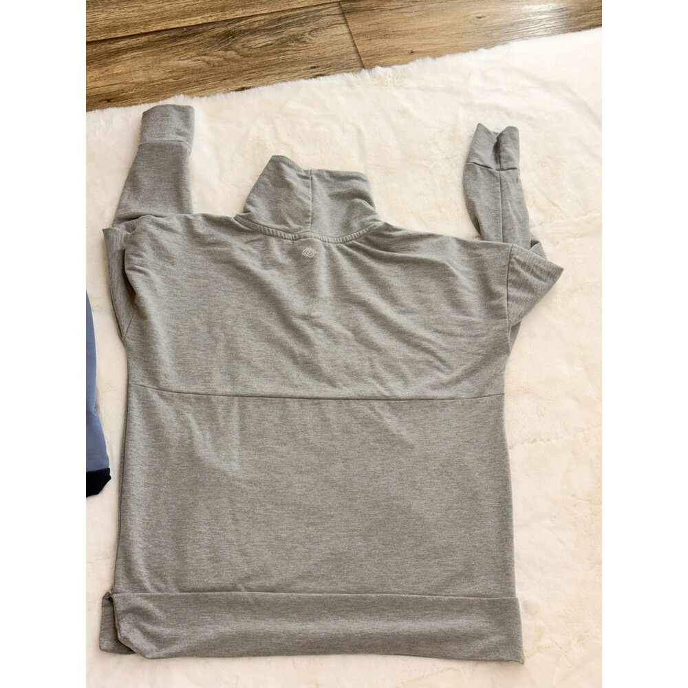 bundle 3- Zelos Athletic sweater L Black Pullover Cowl Comfort - Picture 11 of 11